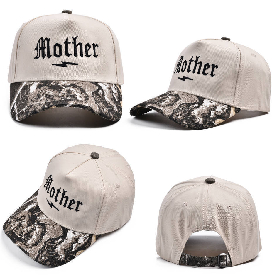 Embroidered Lighting Bolt Mother Adjustable Cap (3 Prints) | 2-4 Week TAT
