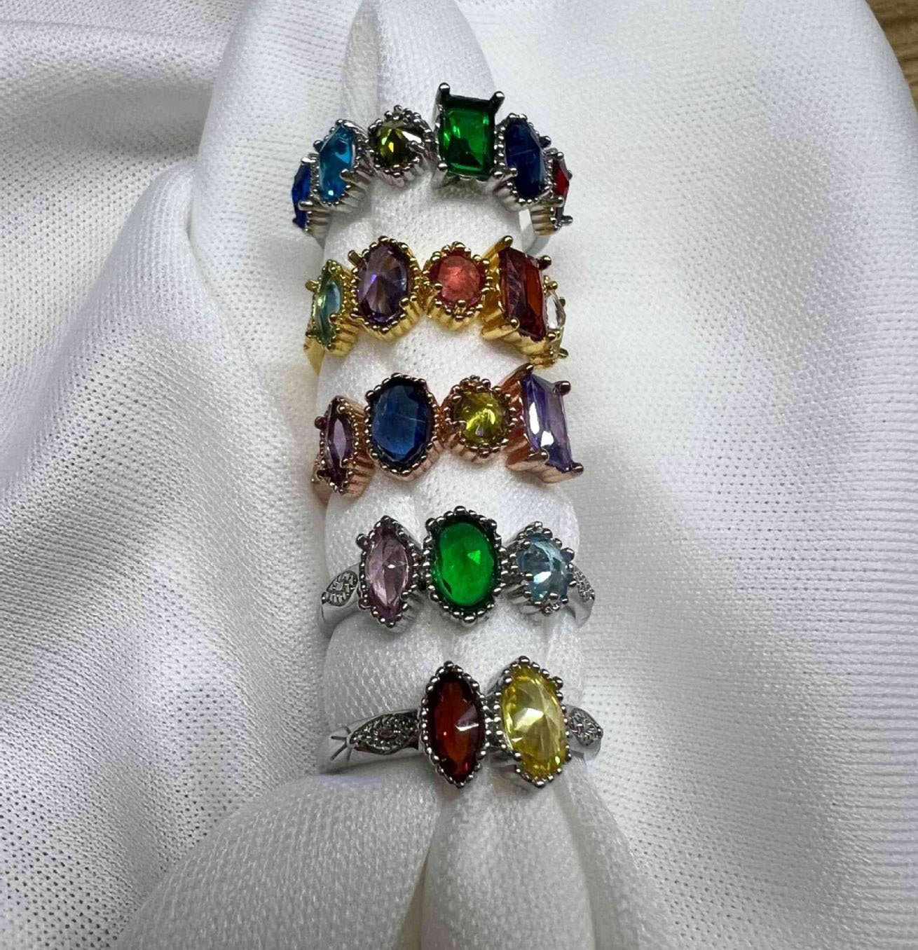πβ¨ Vintage Antique Inspired Birthstone Rings β¨π 7 Stone Spots! | 3-4 Week TAT