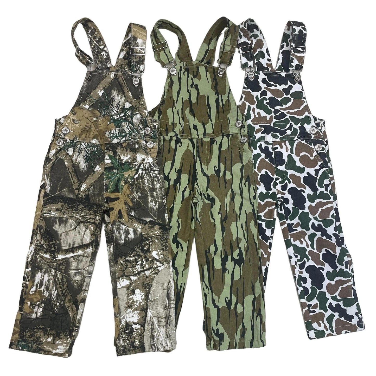 Camo Denim Overalls, 3 Print Options | 1-2 Week TAT