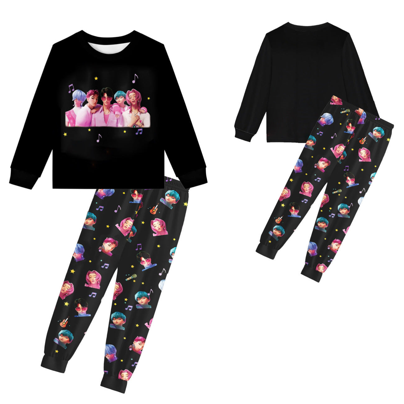 K-POP DEMON HUNTER Pajama Set, 4 Prints | 2-4 Week TAT