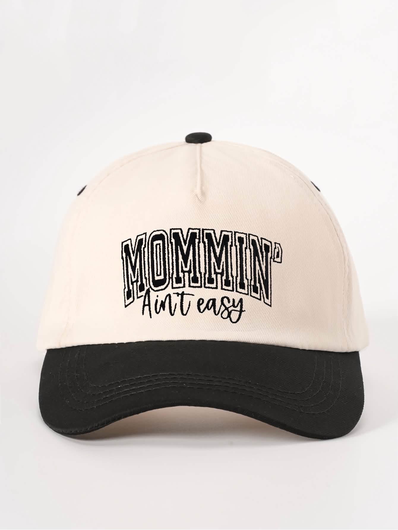 🧢✨Mommin’ Ain’t Easy Snapback Hat | Adjustable Trucker Cap for Moms🧢✨