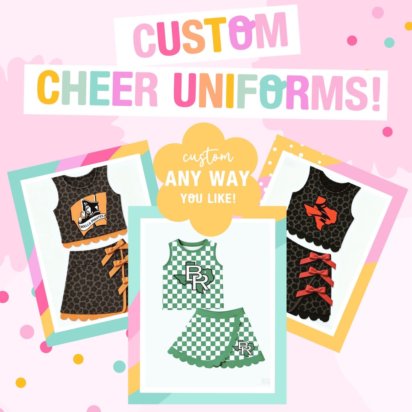 π CUSTOM SPIRIT SETS + SIZES 3/6M TO 14/16| 4β6 WEEK TAT π