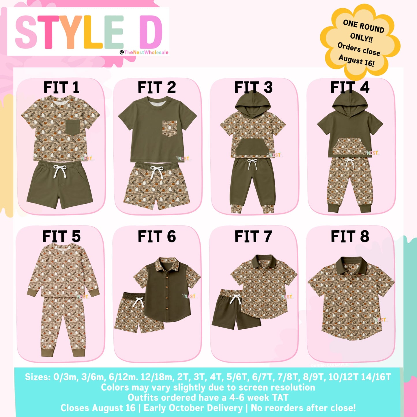 👻🎃STYLE D GREEN & SPOOKY SKATERS ’ HALLOWEEN OUTFITS + SIZES | LIMITED PREORDER