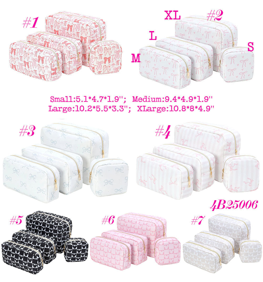 Makeup & Toiletry Bag Sets - 7 Patterns | 2-4 Week TAT