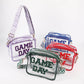 Clear PVC Game Day Crossbody - 7 Colors Options! | 2-4 Week TAT