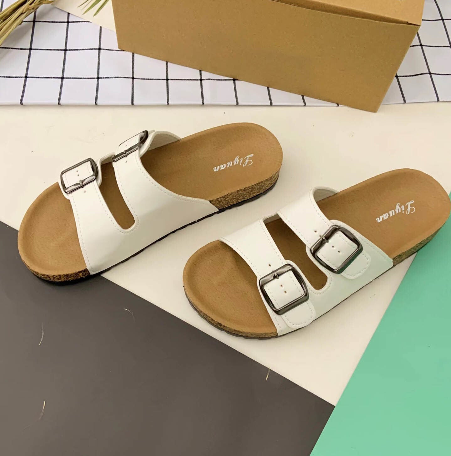 👡✨ Classic Neutral Cork Footbed Sandals 🎀 SIX COLORS! | EUR 36–42 | 3-4 Week TAT