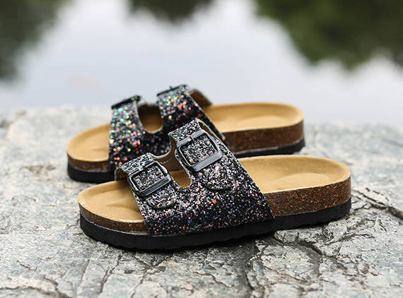 ✨ Cork Footbed Shimmer Sandals 👡 FIVE COLORS! Sizes EUR 35–44 | 3-4 Week TAT