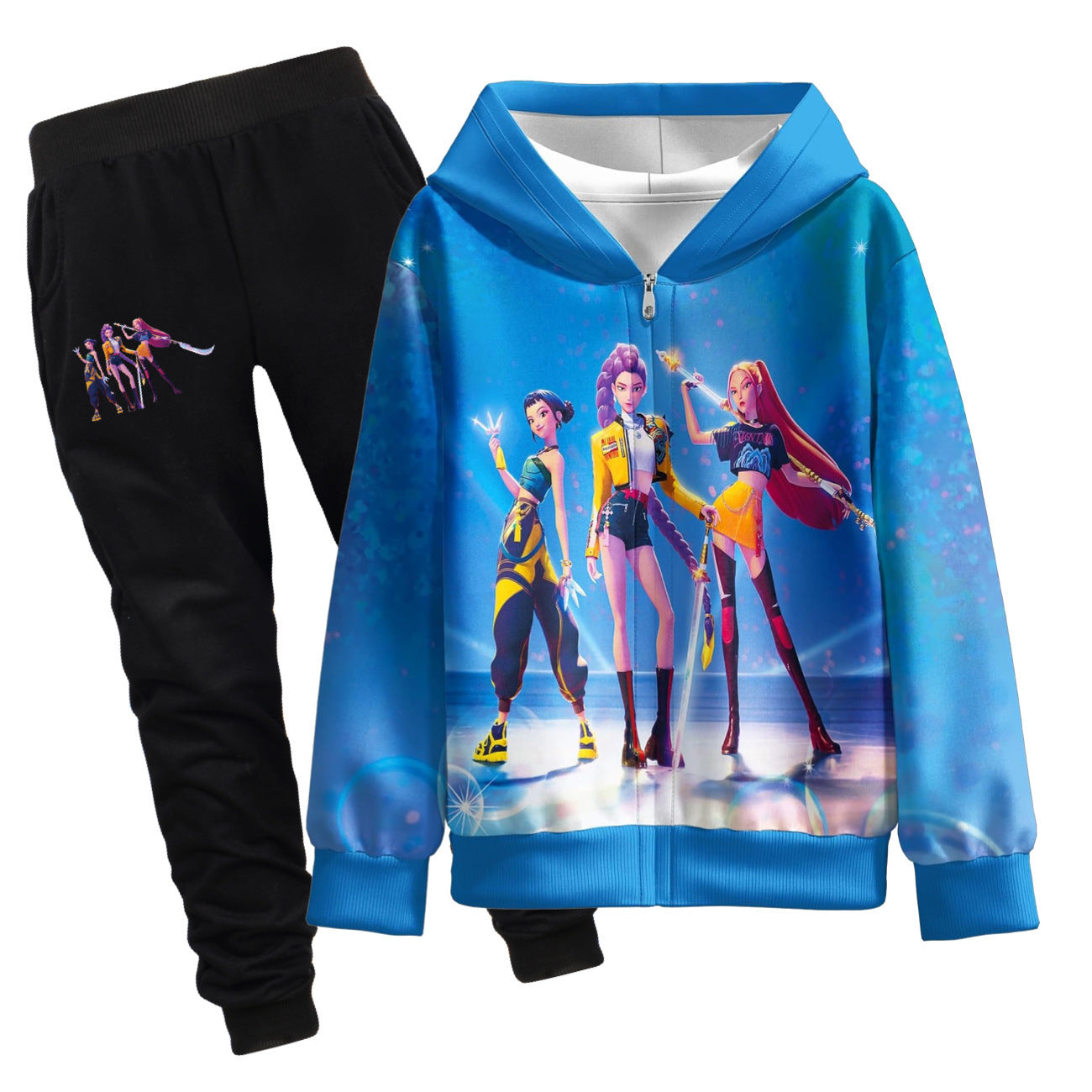 K-POP DEMON HUNTER Jogger + Zip-Up Jacket Set - 4 Set Options | 2-4 Week TAT