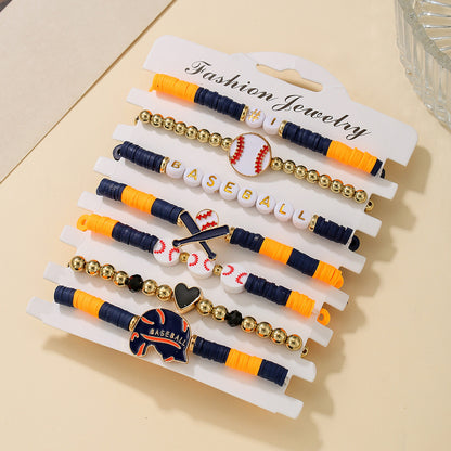 ⚾️ Game Day Baseball Bracelet Stacks | 6 Different Team Colors | 3-4 WEEK TAT ⚾️