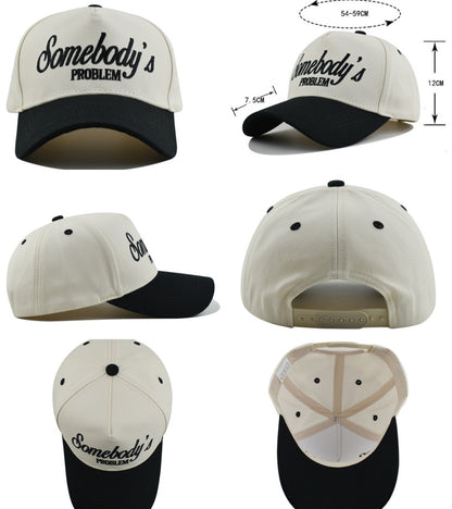 Embroidered Somebody's Problem Snap Back Hat (8 Color Options) | 2-4 Week TAT