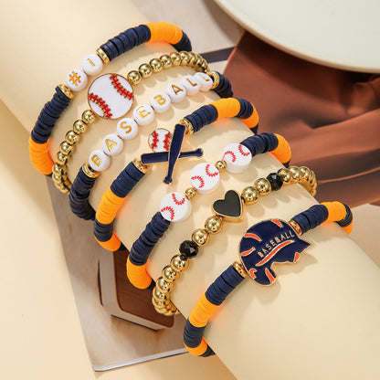 ⚾️ Game Day Baseball Bracelet Stacks | 6 Different Team Colors | 3-4 WEEK TAT ⚾️