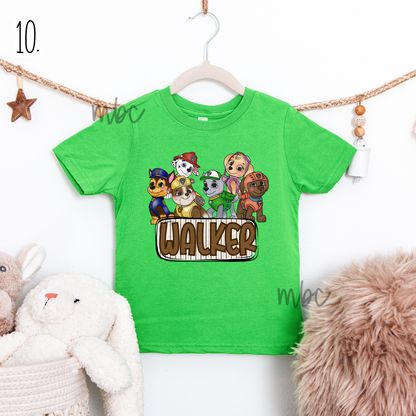 ✨MONDAY DAILY TEE DEAL ✨👕 Kids Character Name Plate Tees + Multiple Styles | 2 WEEK TAT
