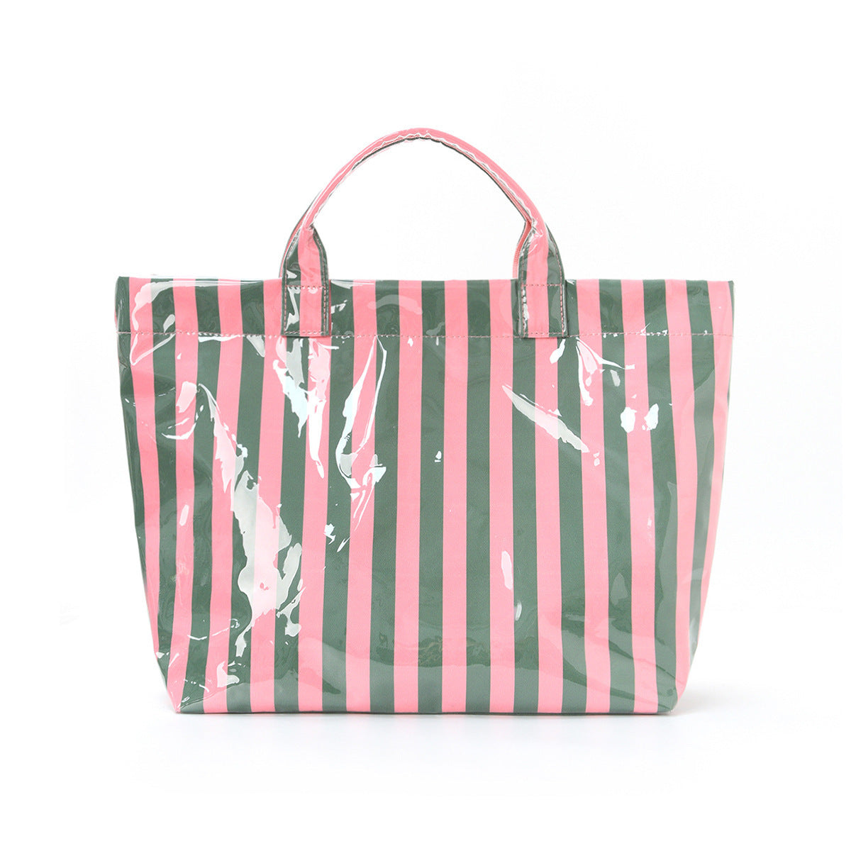 ☀️ Striped Summer PVC Tote Bag - 16 Colors/Print Options! | 3-4 Week TAT