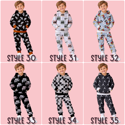 🔥🖤 BOYS CUSTOM FLEECE SWEAT SUITS | KIDS 2T–16T + ADULTS S–5XL | 6-8 WEEK TAT