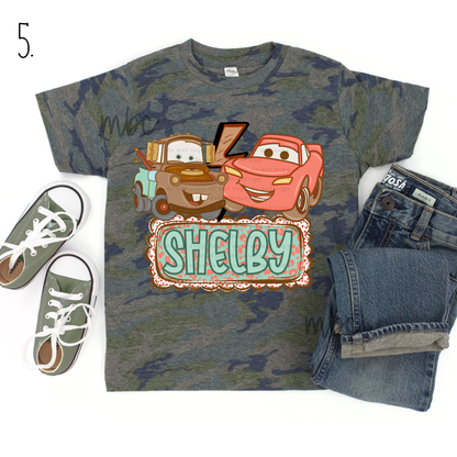✨MONDAY DAILY TEE DEAL ✨👕 Kids Character Name Plate Tees + Multiple Styles | 2 WEEK TAT