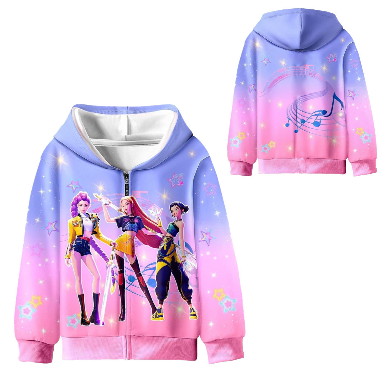 K-POP DEMON HUNTER Jogger + Zip-Up Jacket Set - 4 Set Options | 2-4 Week TAT