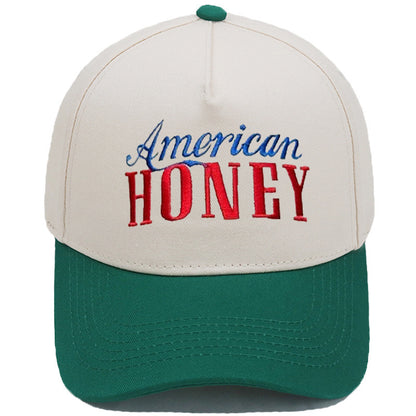 Embroidered American Honey Snap Back Hat (12 Color Options) | 2-4 Week TAT