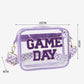Clear PVC Game Day Crossbody - 7 Colors Options! | 2-4 Week TAT