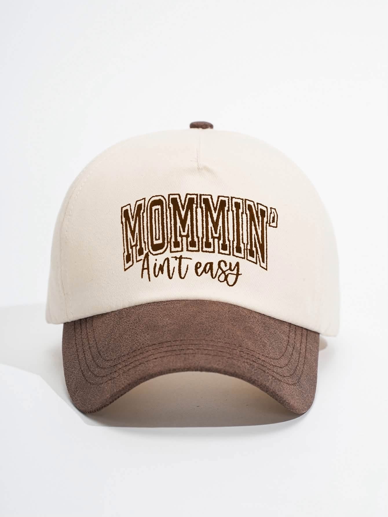 🧢✨Mommin’ Ain’t Easy Snapback Hat | Adjustable Trucker Cap for Moms🧢✨