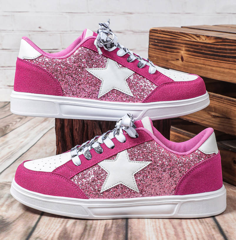 ✨👟 Glitter Star Sneakers + Sizes 35–45 | 3–4 WEEK TAT ✨