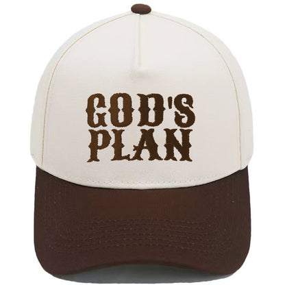 Embroidered GOD'S PLAN Snap Back Hat (14 Colors) | 2-4 Week TAT