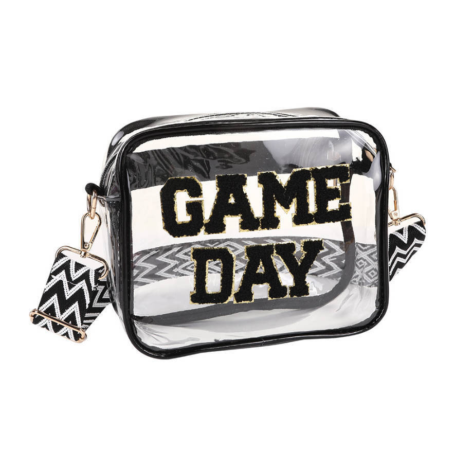 Clear PVC Game Day Crossbody - 7 Colors Options! | 2-4 Week TAT