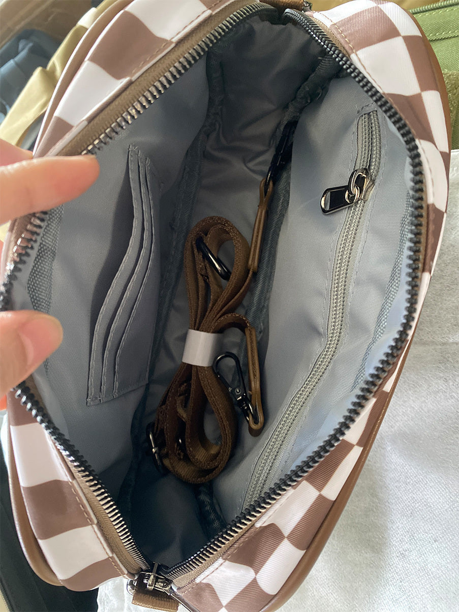 Checkered Crossbody (6 colors) - 2-4 Week TAT