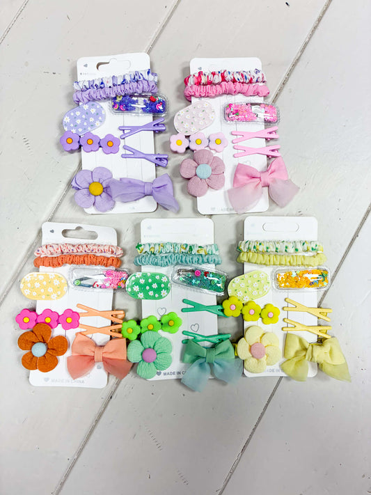 Girls' Hair Accessory 9 Piece Sets! READY TO SHIP/PICK UP
