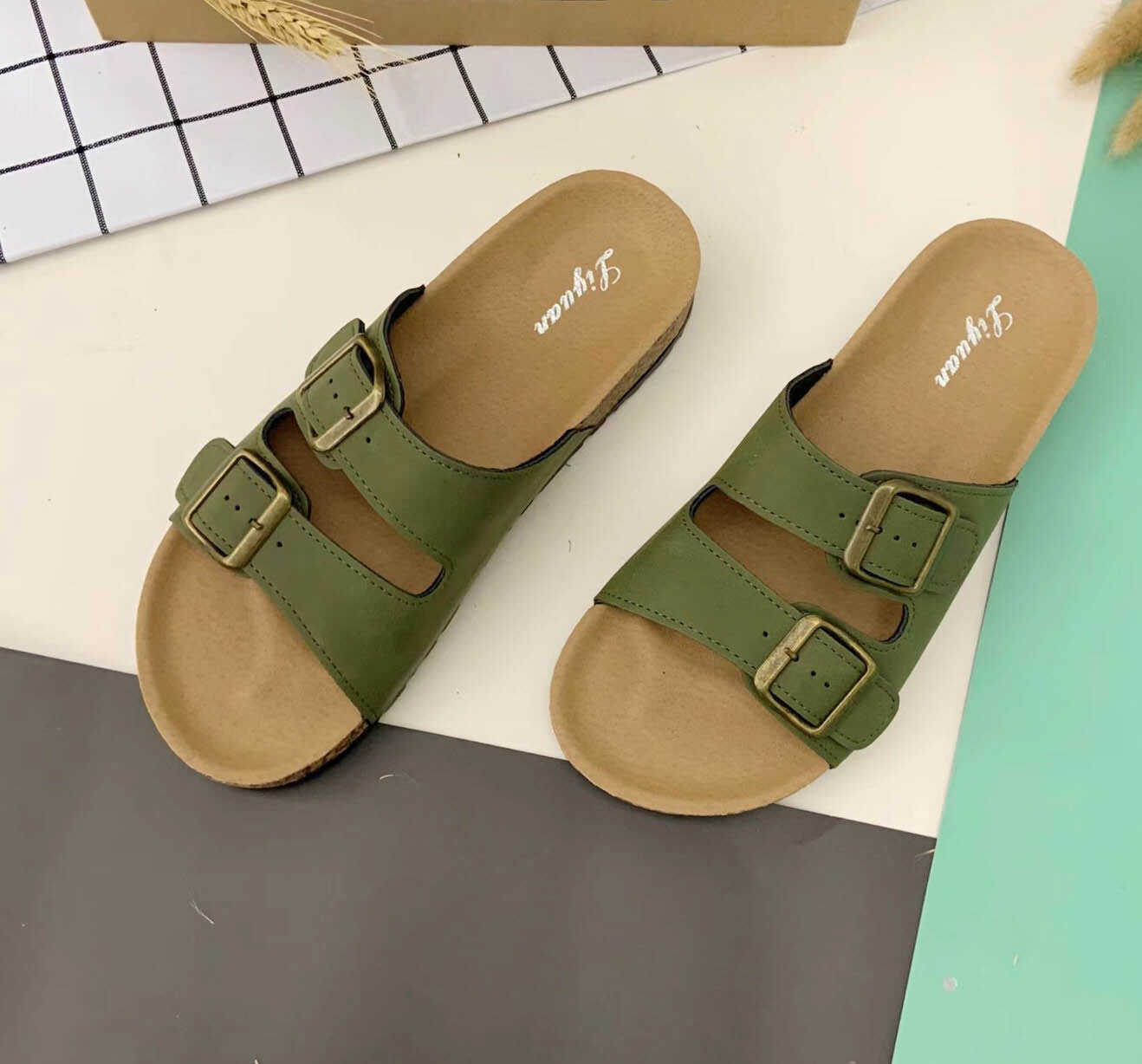 👡✨ Classic Neutral Cork Footbed Sandals 🎀 SIX COLORS! | EUR 36–42 | 3-4 Week TAT