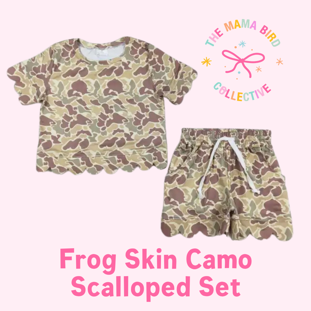 🌸 PRINTED SCALLOPED SETS ✨ | 3-6M–14/16T | 1-2 WEEK TAT 💗