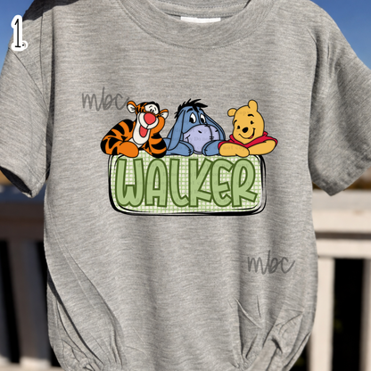 ✨MONDAY DAILY TEE DEAL ✨👕 Kids Character Name Plate Tees + Multiple Styles | 2 WEEK TAT
