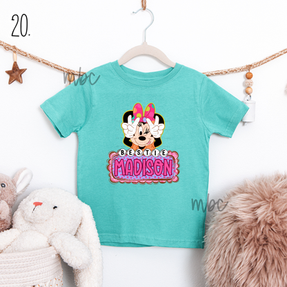 ✨MONDAY DAILY TEE DEAL ✨👕 Kids Character Name Plate Tees + Multiple Styles | 2 WEEK TAT