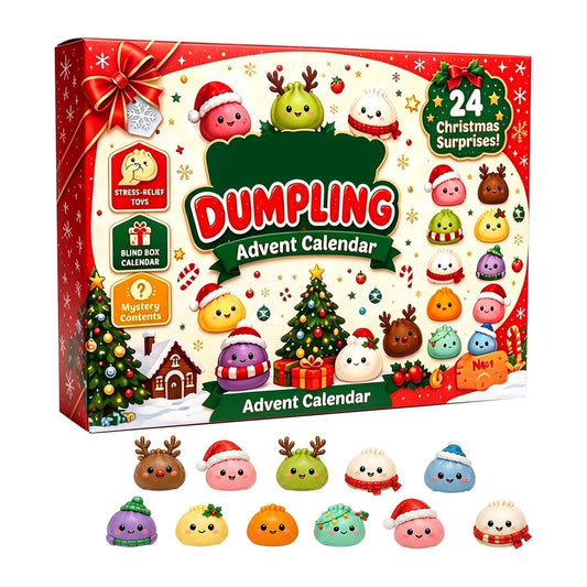 🎄🎁 DUMPLING SQUISHY ADVENT CALENDAR 🎁🎄