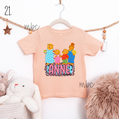 ✨MONDAY DAILY TEE DEAL ✨👕 Kids Character Name Plate Tees + Multiple Styles | 2 WEEK TAT