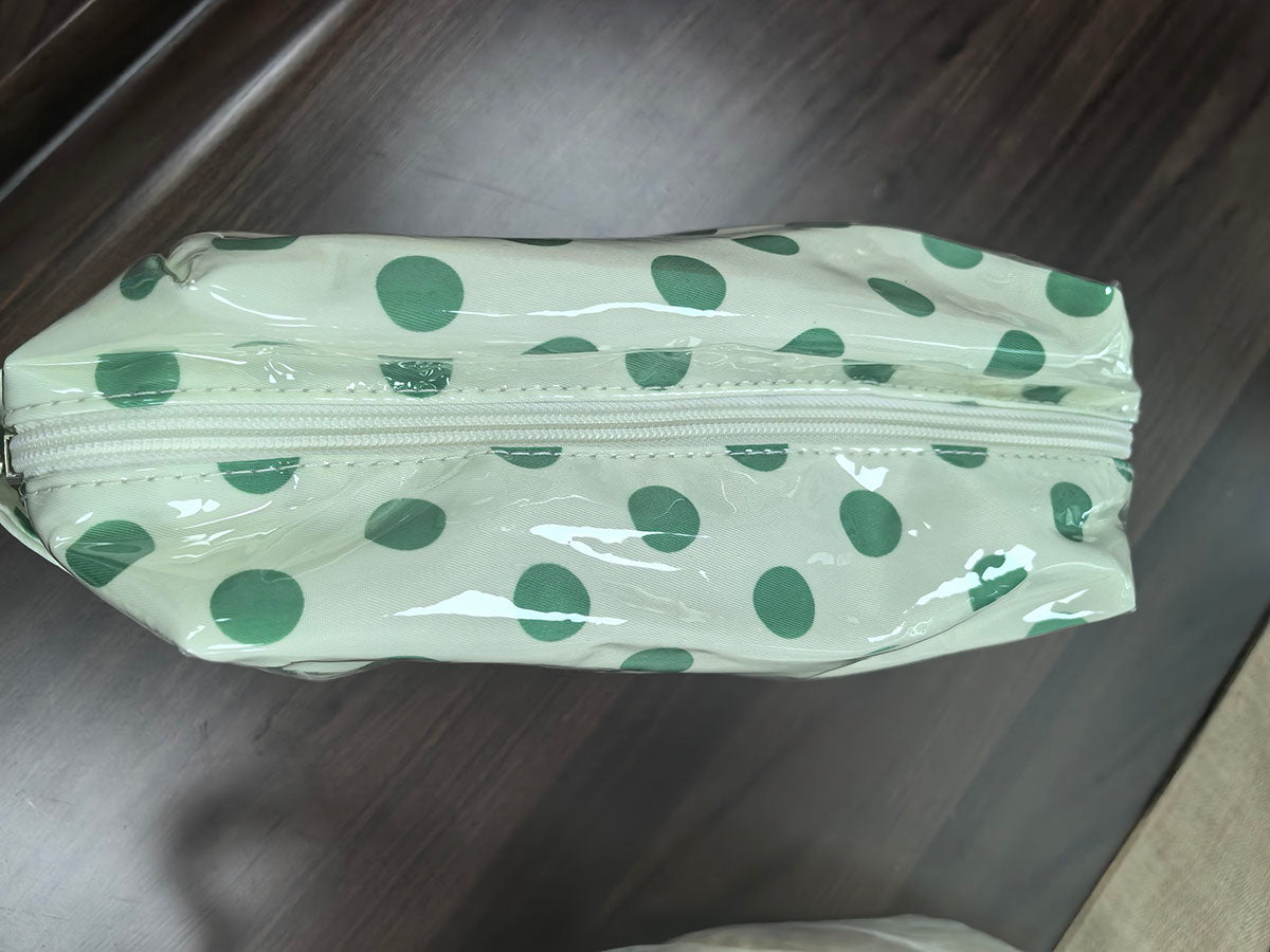 🩷✨ POLKA DOT WATERPROOF PVC MAKEUP TOILETRY BAG + 12 COLORS | 3-4 WEEK TAT ✨🩷