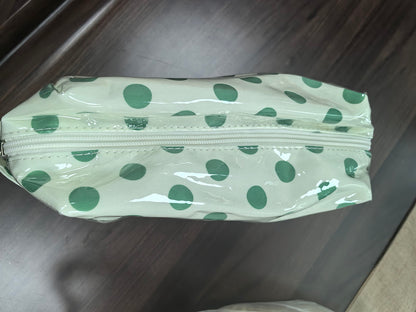 🩷✨ POLKA DOT WATERPROOF PVC MAKEUP TOILETRY BAG + 12 COLORS | 3-4 WEEK TAT ✨🩷
