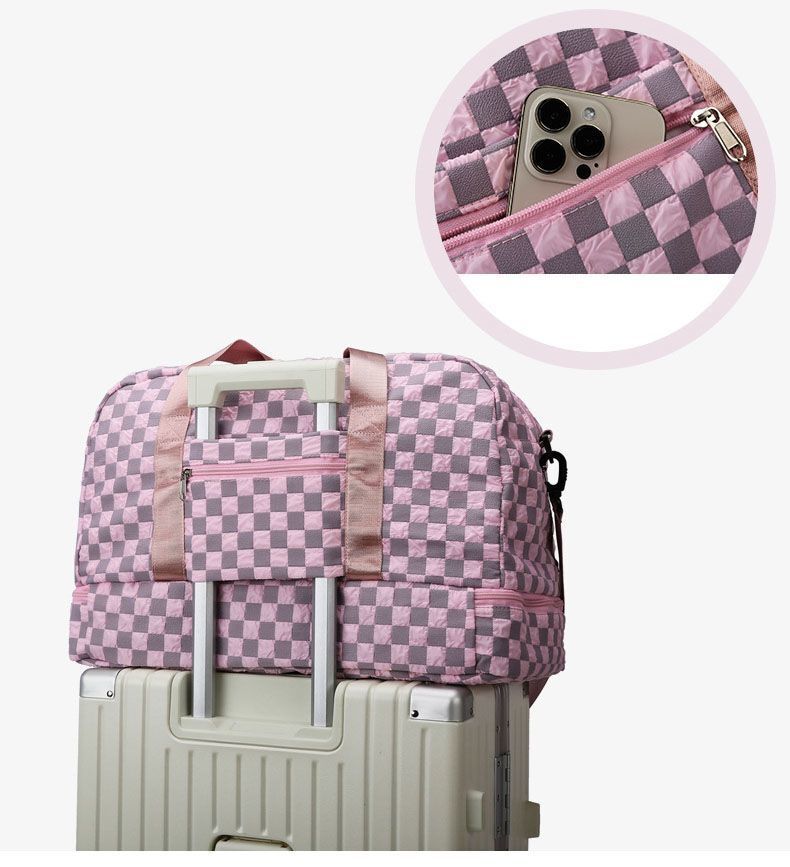 Bubble Checkered Duffel - 6 Colors | 2-4 Week TAT