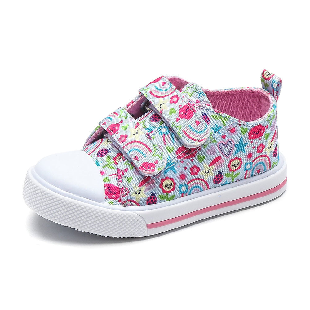 Kid's Canvas Velcro Strap Shoes (6 Prints) | 2-4 Week TAT