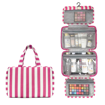 Striped Hanging Toiletry Bag 😍✈️ + 7 COLORS | 3–4 WEEK TAT