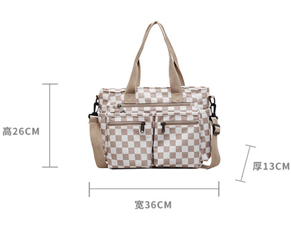 🖤🤍 CORDUROY CHECKERED TOTE BAG + 4 COLORS | 3–4 WEEK TAT 🤍🖤