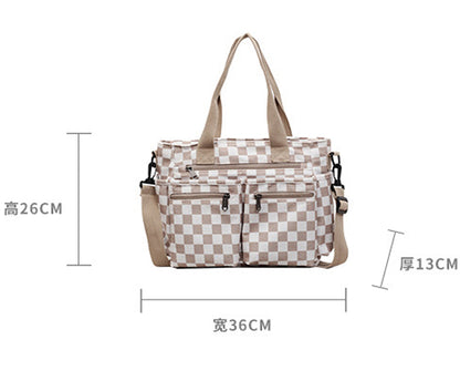🖤🤍 CORDUROY CHECKERED TOTE BAG + 4 COLORS | 3–4 WEEK TAT 🤍🖤