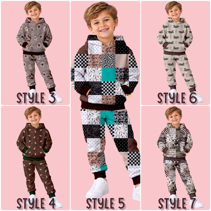 🔥🖤 BOYS CUSTOM FLEECE SWEAT SUITS | KIDS 2T–16T + ADULTS S–5XL | 6-8 WEEK TAT
