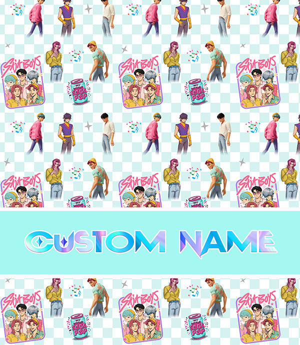 Custom Name Plush K-POP DEMON HUNTER Blanket, 8 Prints & 3 Sizes | 2-4 Week TAT