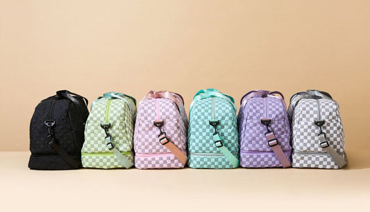 Bubble Checkered Duffel - 6 Colors | 2-4 Week TAT