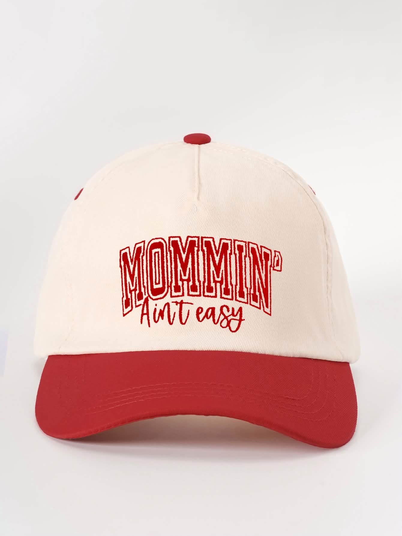 🧢✨Mommin’ Ain’t Easy Snapback Hat | Adjustable Trucker Cap for Moms🧢✨