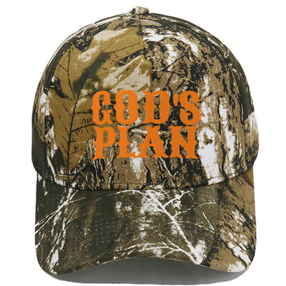 Embroidered GOD'S PLAN Snap Back Hat (14 Colors) | 2-4 Week TAT