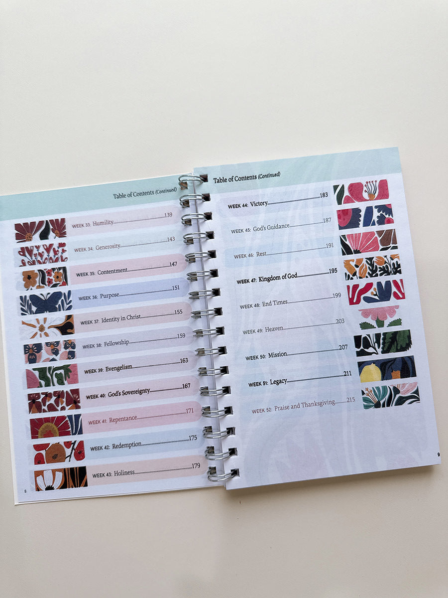 Bible In A Year Workbook, 6 Options | 2-4 Week TAT