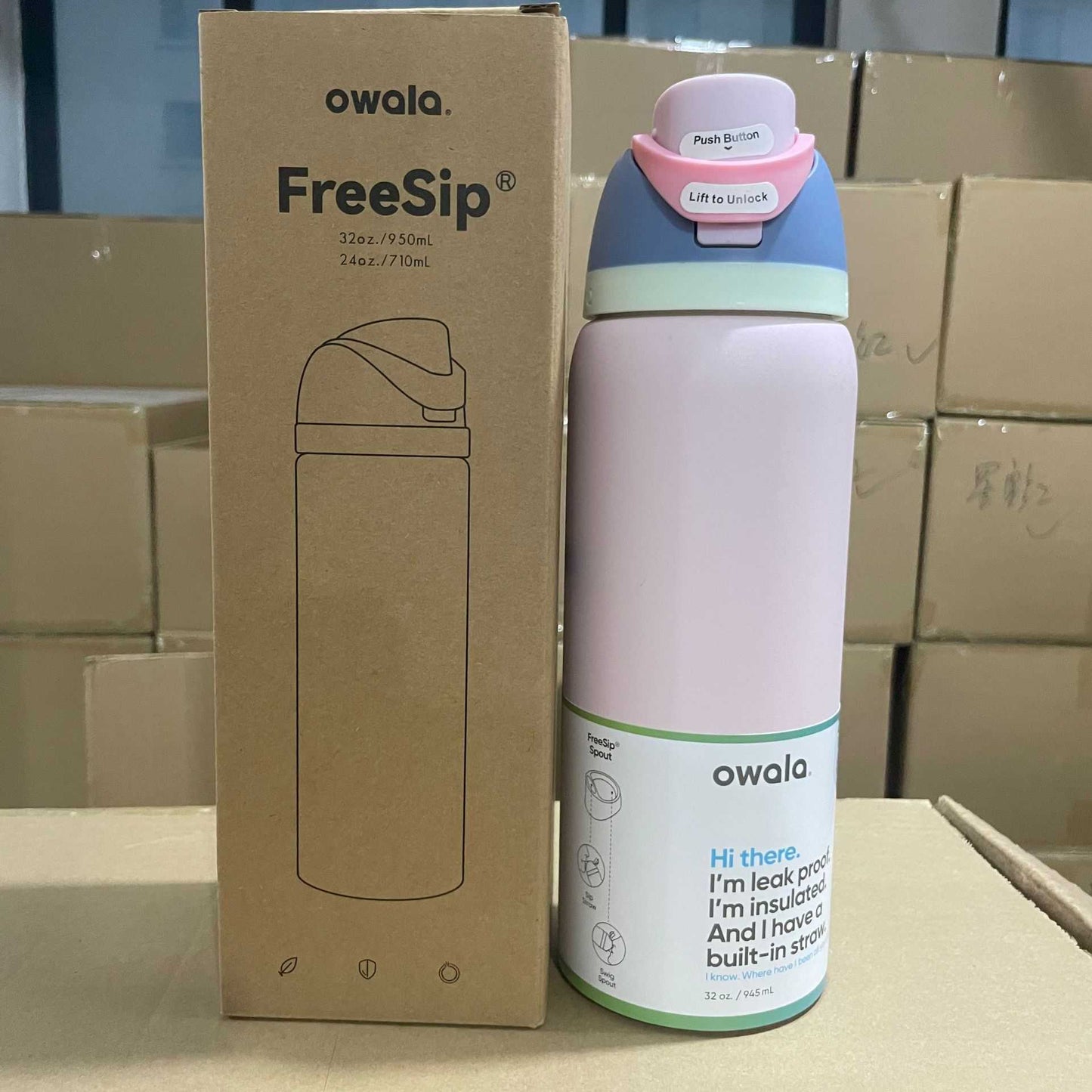 Ow@l@ FreeSip Water Bottles – 13 Styles + Specialty Editions! | 2-4 Week TAT
