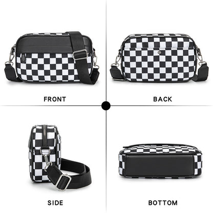 Checkered Crossbody (6 colors) - 2-4 Week TAT