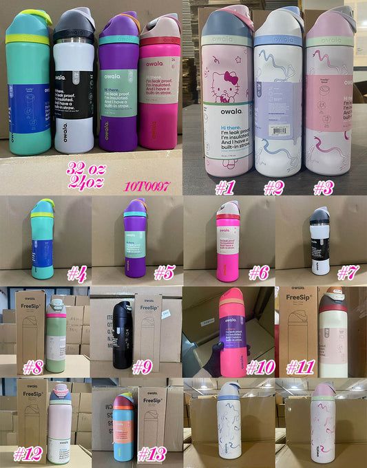 Ow@l@ FreeSip Water Bottles – 13 Styles + Specialty Editions! | 2-4 Week TAT